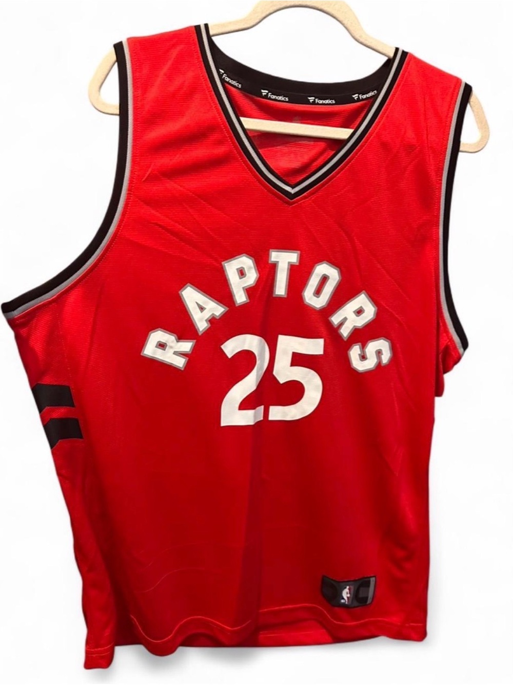 NWT Fanatics NBA Toronto Raptors Jersey